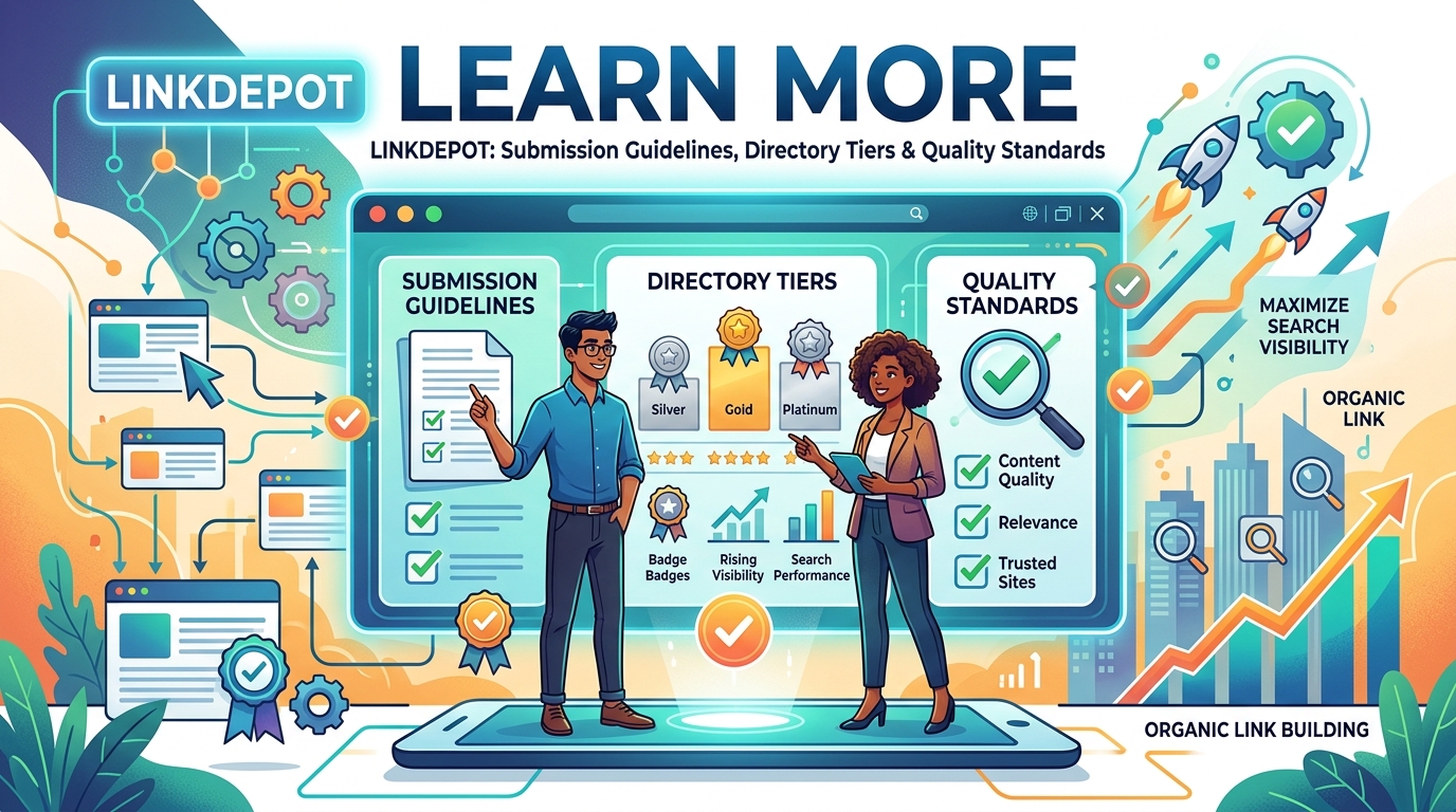 LinkDepot premium web directory and submission guidelines overview